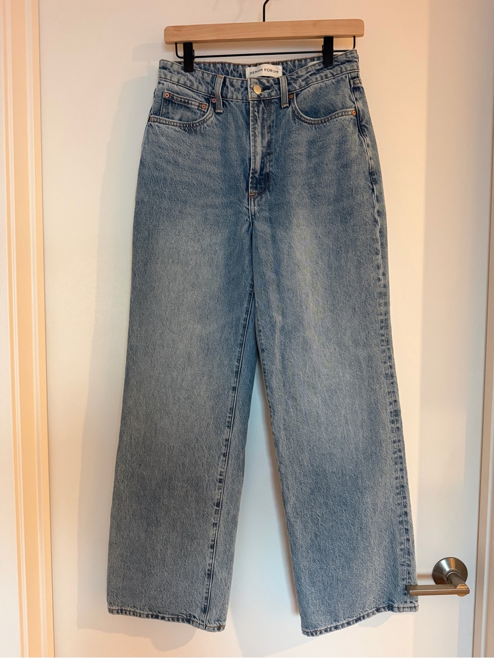 Denim Forum The Farrah Curve Fit '90s Wide Jeans Size 27